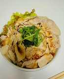 やわらか豚しゃぶ☆サニーレタス丼