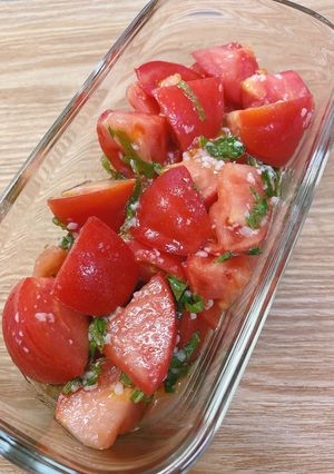 トマトと大葉のマリネ-レシピのメイン写真