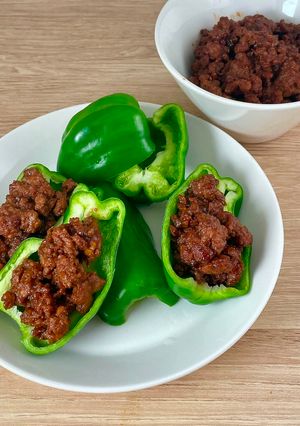 ごろっと肉味噌（丼やピーマンにのせても）-レシピのメイン写真