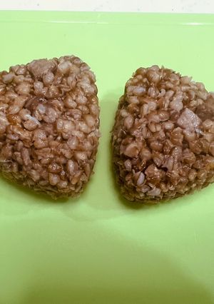 もち麦&スパム&とろけるチーズのおにぎり-レシピのメイン写真