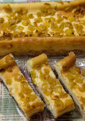 焼とうもろこしのせチーズケーキ-レシピのメイン写真