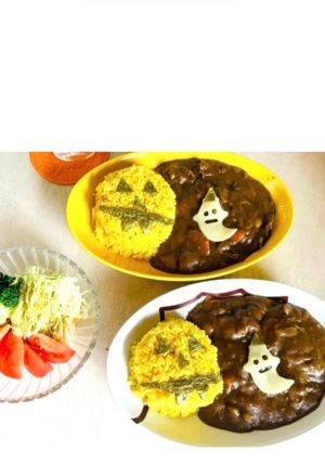 ハロウィンカレー❣️-レシピのメイン写真