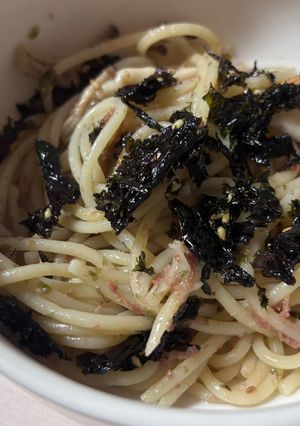 死ぬほど簡単で美味しい！和風コンビーフのパスタ-レシピのメイン写真