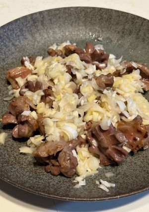 ネギ塩砂肝-レシピのメイン写真