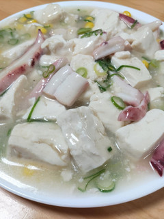 イカと豆腐の麻婆豆腐-レシピのメイン写真