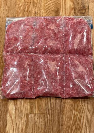 肉だね保存方法（仕込み冷凍）-レシピのメイン写真