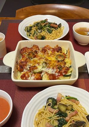 鶏肉と野菜のトマトオーブン焼き-レシピのメイン写真