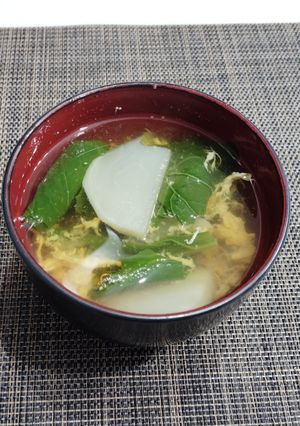 小かぶのかき玉汁-レシピのメイン写真
