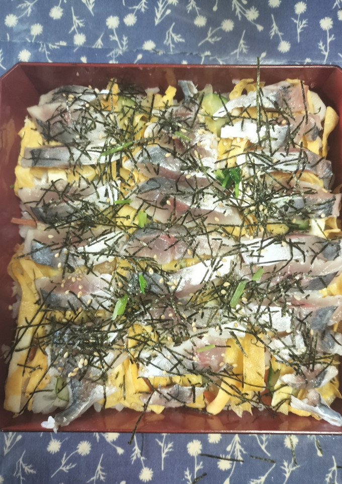 アリサの本気🐰アジのちらし寿司🐟️-レシピのメイン写真