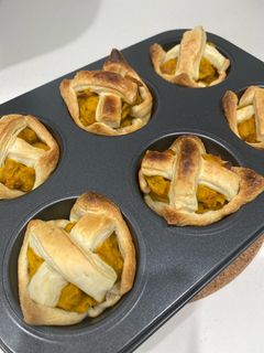 パイシートでパンプキンパイ🎃-レシピのメイン写真