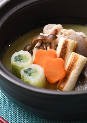 かるしお®　豚肉の抹茶豆乳鍋-レシピのメイン写真