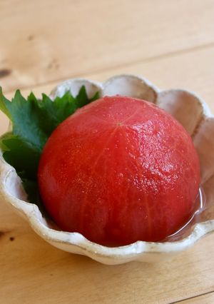 トマトの白出汁漬け☆冷やしトマト-レシピのメイン写真