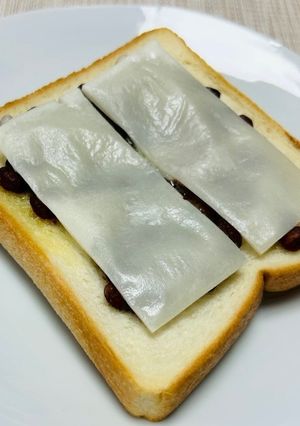あんバター餅トースト-レシピのメイン写真