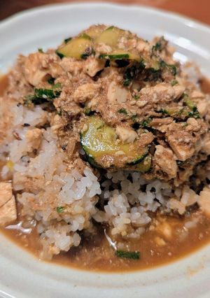 ツナ缶で作る！我が家の冷汁-レシピのメイン写真