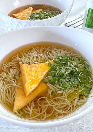 オリーブにゅうめん-レシピのメイン写真