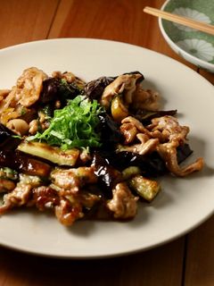 なすと豚肉の甘辛ガーリック炒め♪-レシピのメイン写真