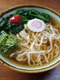 ほうれん草と梅のうどん-レシピのメイン写真