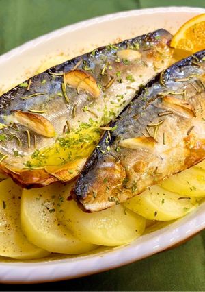 イタリア風サバとじゃがいものオーブン焼き-レシピのメイン写真