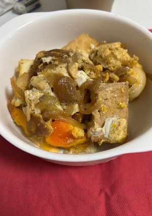 厚揚げでカツ丼-レシピのメイン写真
