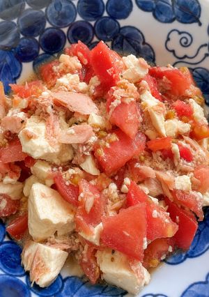 トマトとツナのさっぱり豆腐サラダ-レシピのメイン写真
