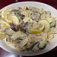 夏野菜レモンクリームパスタ