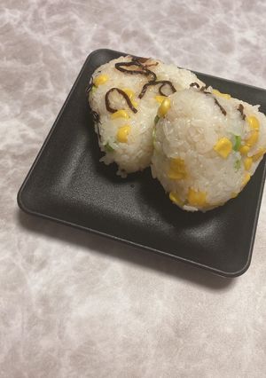 塩昆布おにぎり-レシピのメイン写真