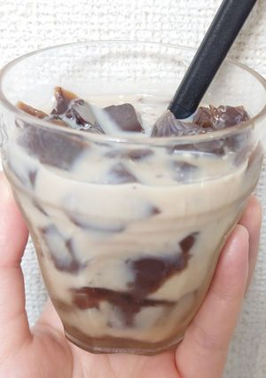 ノンカフェイン！カフェモカ寒天ゼリー-レシピのメイン写真