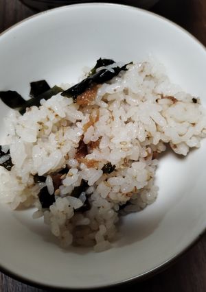 わかめと梅干しご飯-レシピのメイン写真