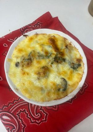 牡蠣とほうれん草のグラタン-レシピのメイン写真