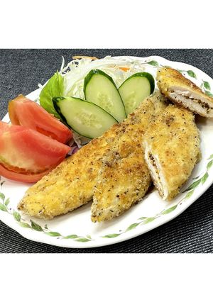 ささみの香草パン粉焼き★動画あり★-レシピのメイン写真