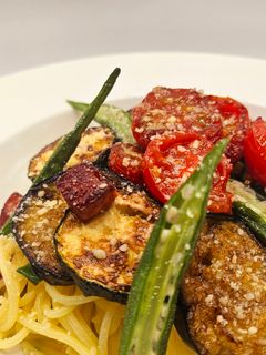 夏野菜のフリット 冷製パスタ仕立て-レシピのメイン写真