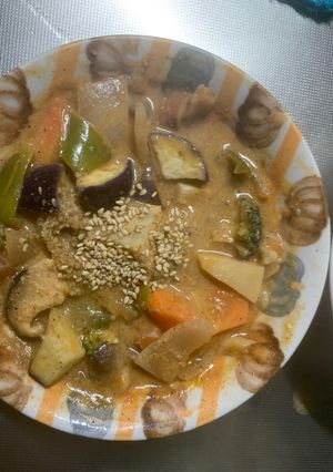 全てレンジ簡単副菜洋風梅ポトフ風野菜炒め-レシピのメイン写真