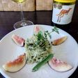 シソとイチジクの冷製 ジェノベーゼパスタ