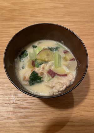 豆乳味噌汁-レシピのメイン写真