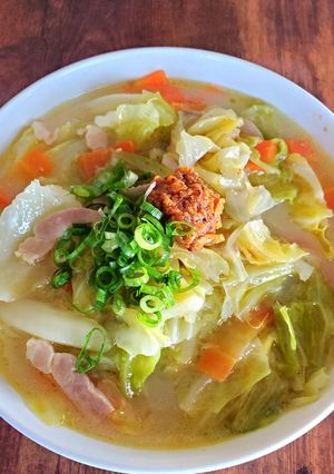 春キャベツの鬼旨オリーブタンメン-レシピのメイン写真