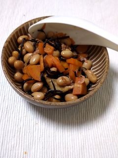 【簡単】親直伝、ご飯が進む!ひじきの煮物-レシピのメイン写真