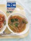 たもぎ茸を使った「ビーフンスープ」