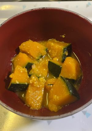 せいろで甘〜い♡かぼちゃの減塩味噌汁-レシピのメイン写真