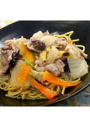 五目あんかけ焼きそば★動画あり★-レシピのメイン写真