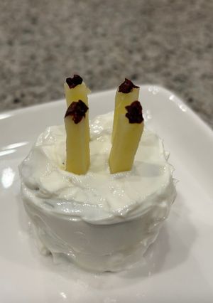 犬おやつ⭐︎さつまいものバースディケーキ-レシピのメイン写真