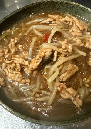すきな野菜でカサマシ可能麻婆春雨-レシピのメイン写真