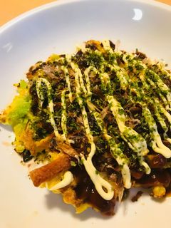 米粉のお好み焼き●スパムを使ったスパ玉-レシピのメイン写真