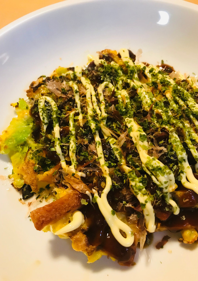 米粉のお好み焼き●スパムを使ったスパ玉-レシピのメイン写真