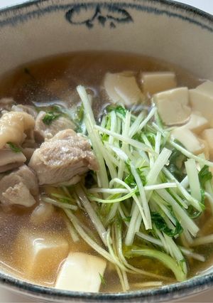 鶏肉と水菜のお鍋-レシピのメイン写真