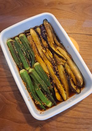 ポン酢でさっぱり!夏野菜の焼き浸し-レシピのメイン写真