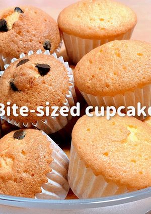 基本のカップケーキ(ひとくちサイズ)-レシピのメイン写真