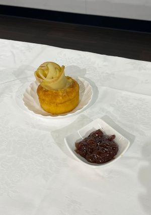 AppleRoseGrapeMuffin-レシピのメイン写真