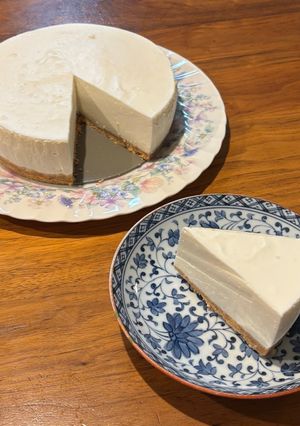 さっぱり美味しい！ヨーグルトムースケーキ-レシピのメイン写真