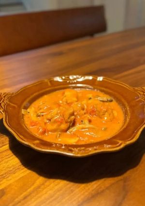 鶏ときのこのトマトクリーム煮-レシピのメイン写真