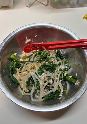 春菊ともやしとツナのナムル-レシピのメイン写真